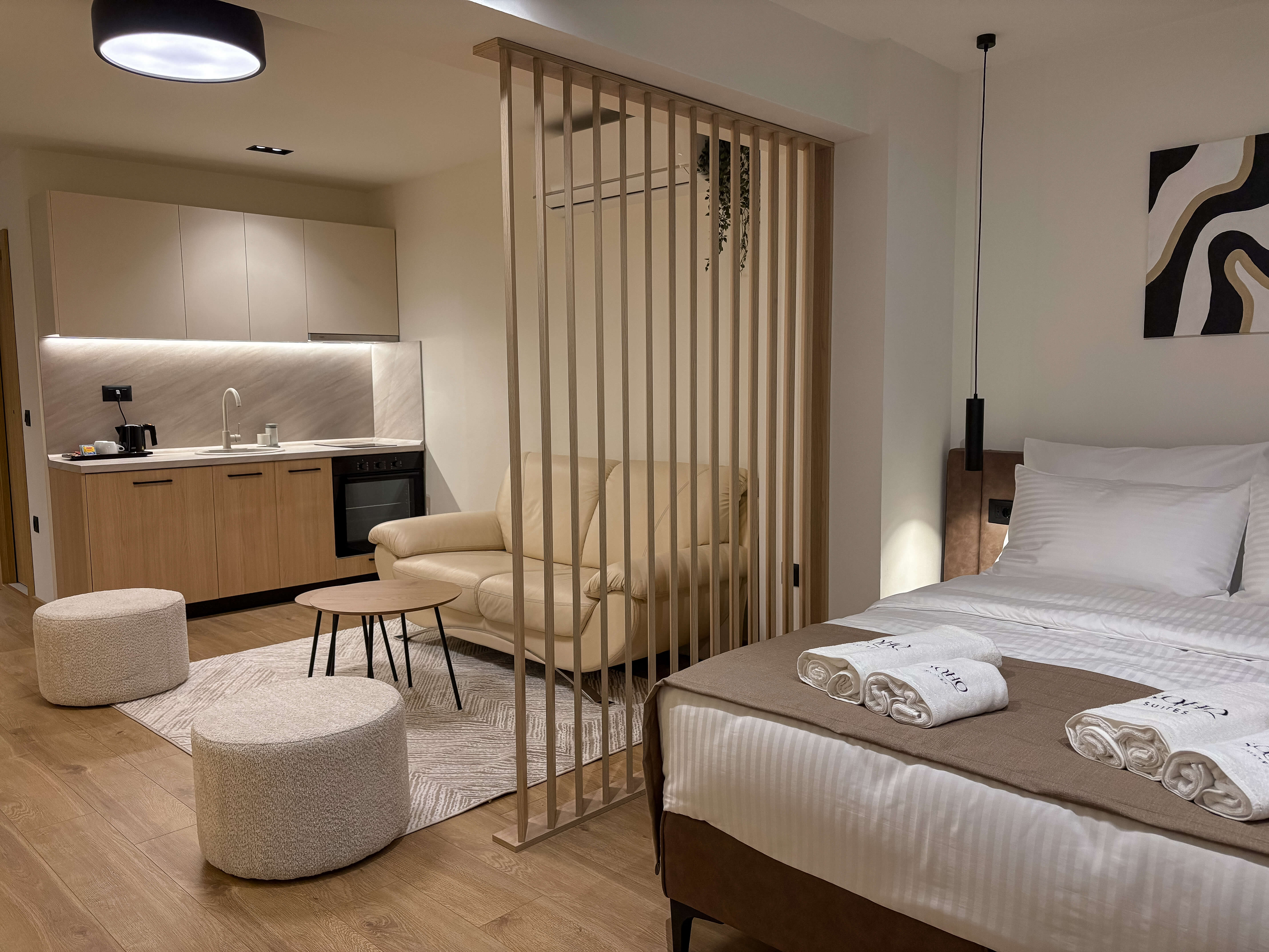 Refined bedroom with premium linen