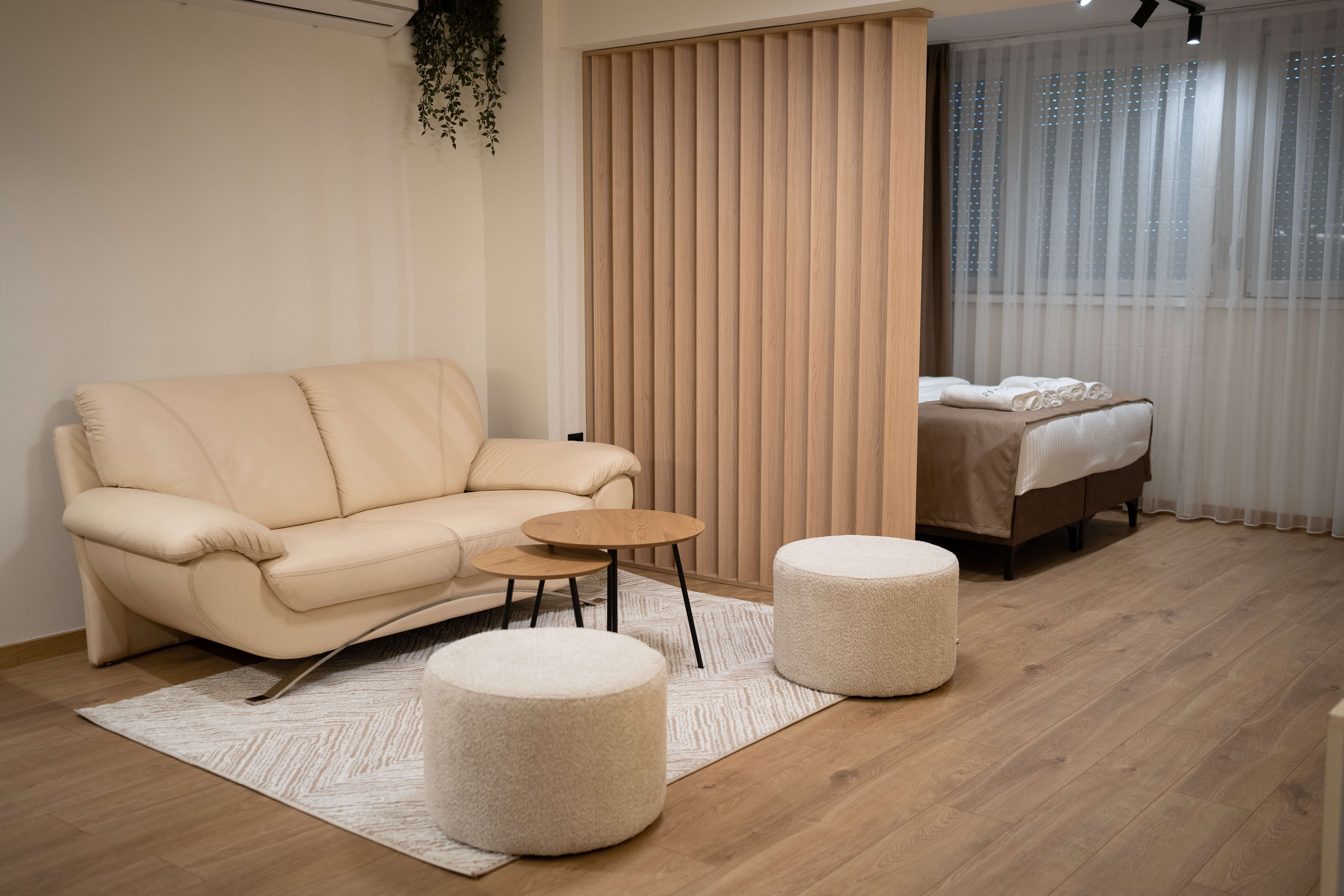 Refined bedroom with premium linen