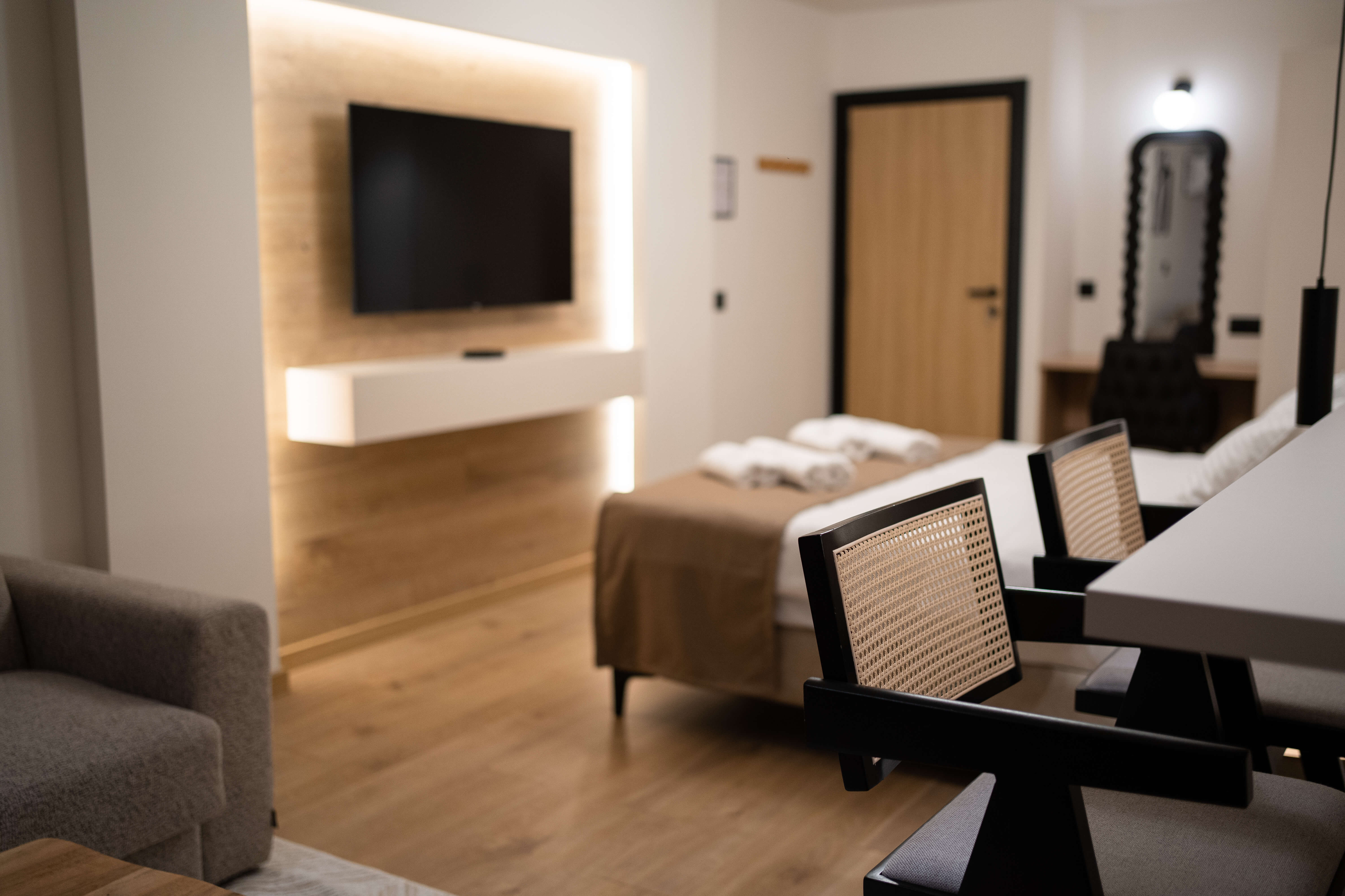 Minimal kitchen and coffee corner