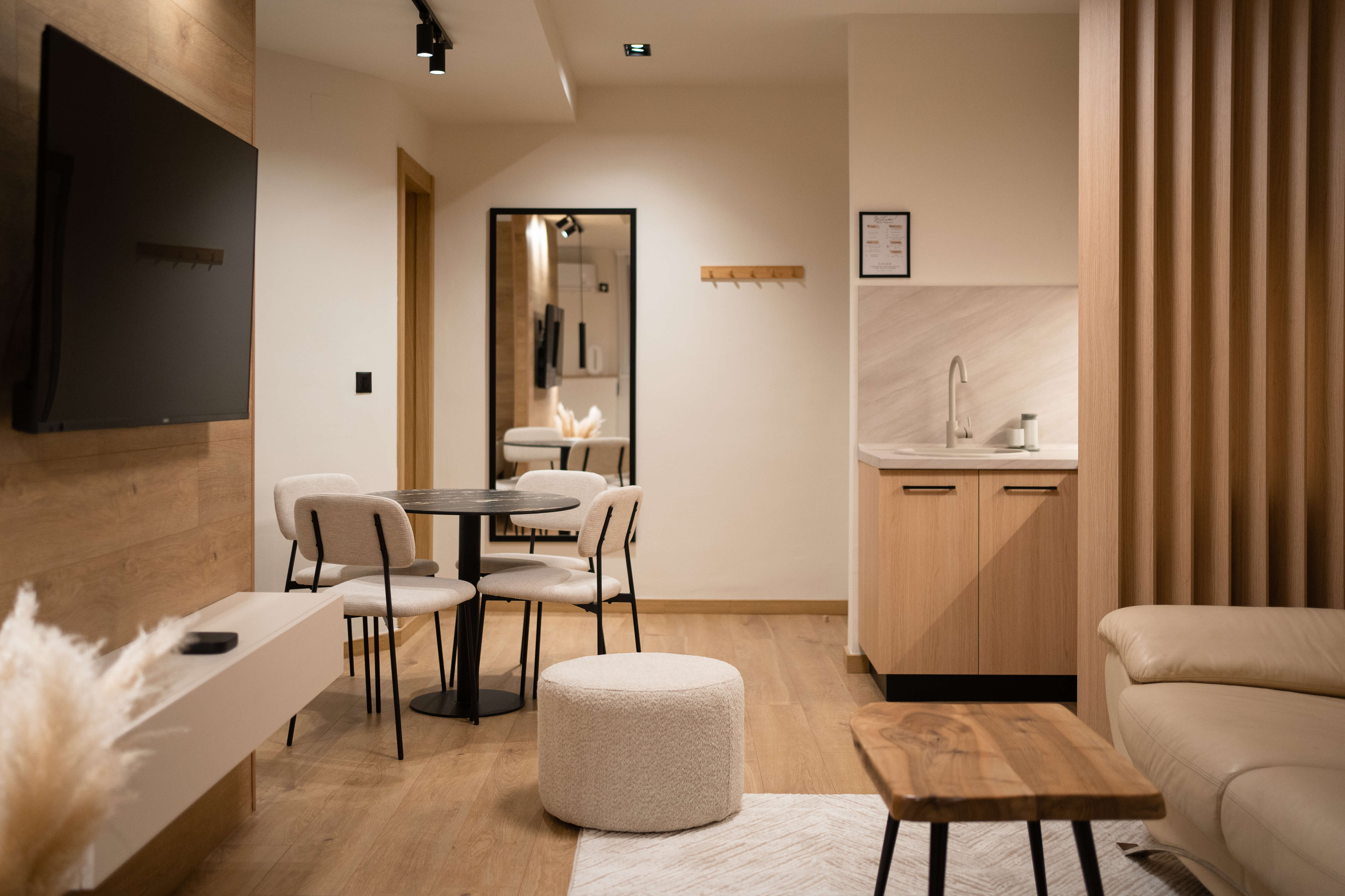 Minimal kitchen and coffee corner