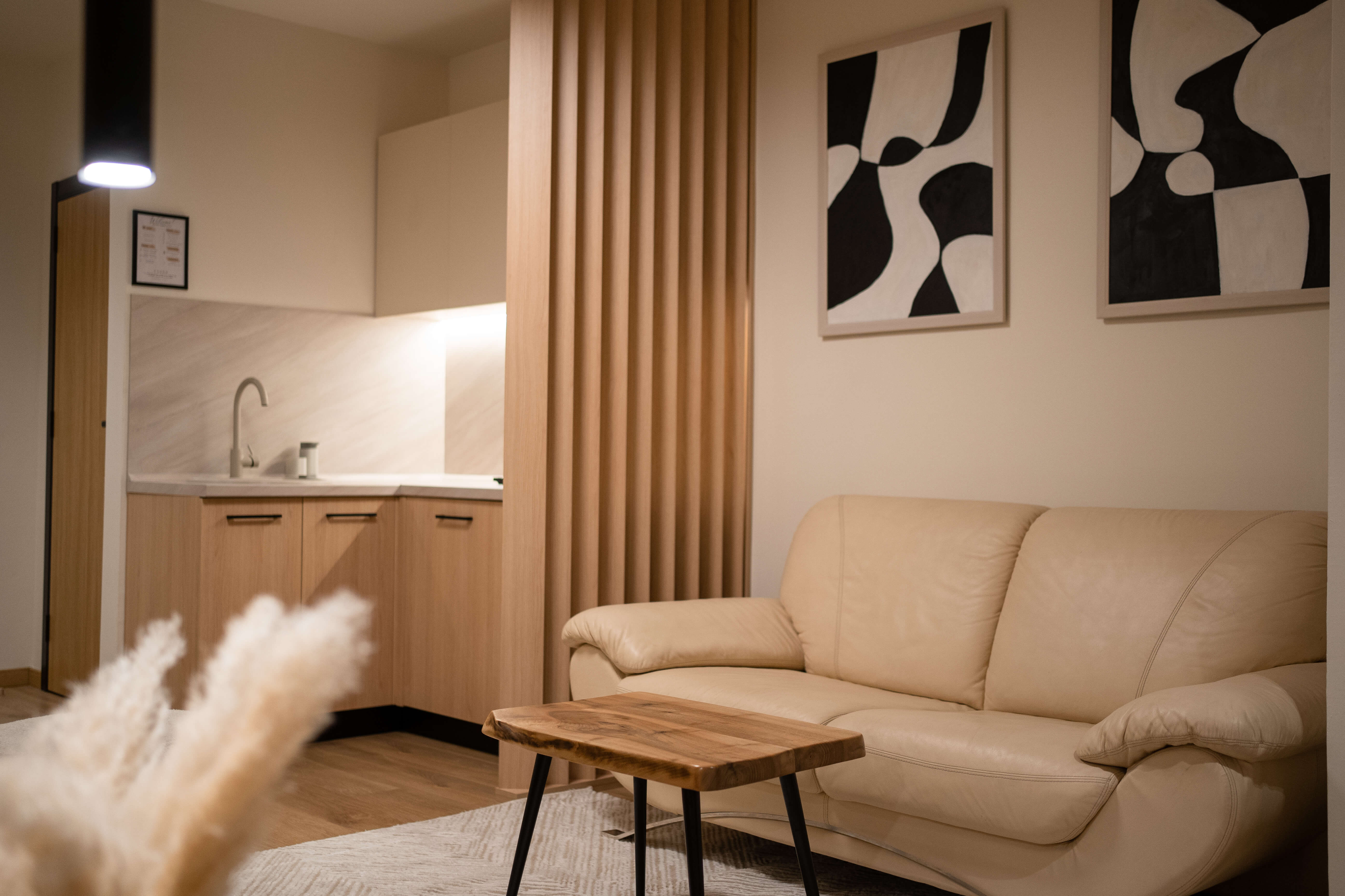 Minimal kitchen and coffee corner